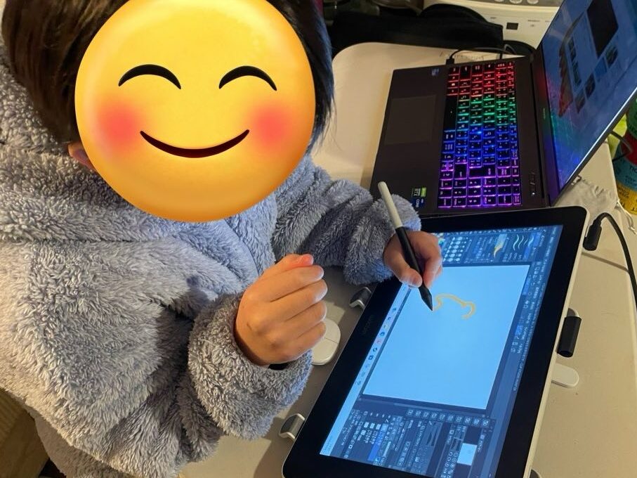 子どもとノートPC